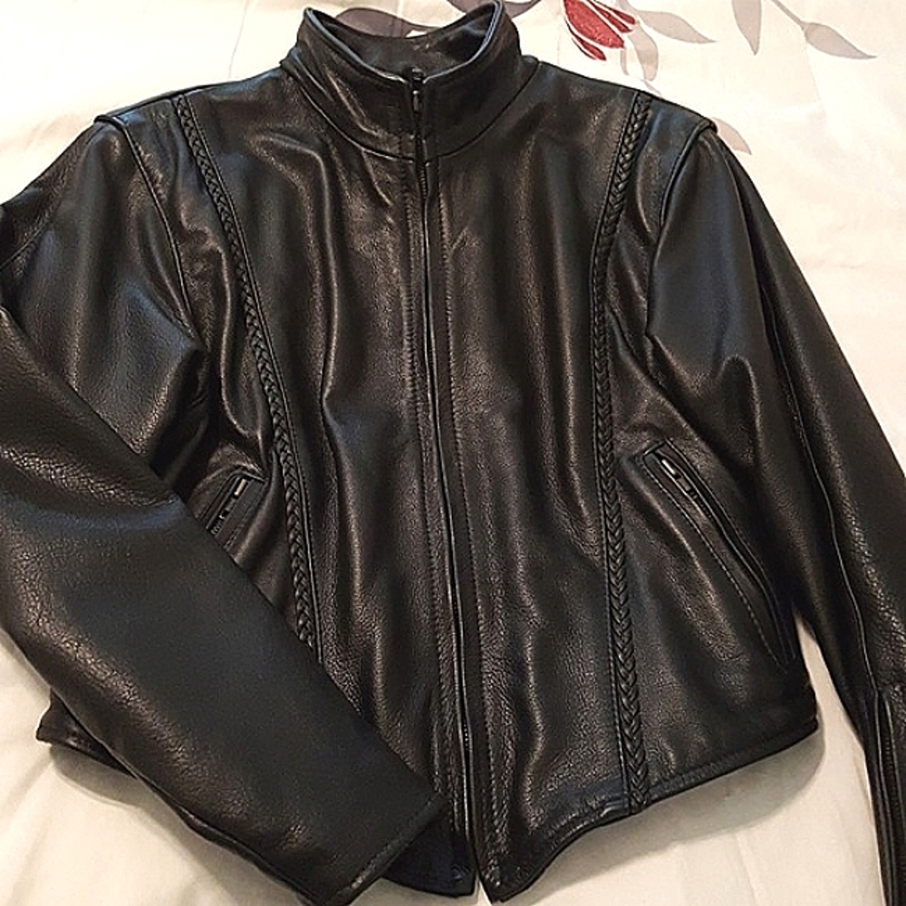 😎Fox Creek Leather motorcycle jacket